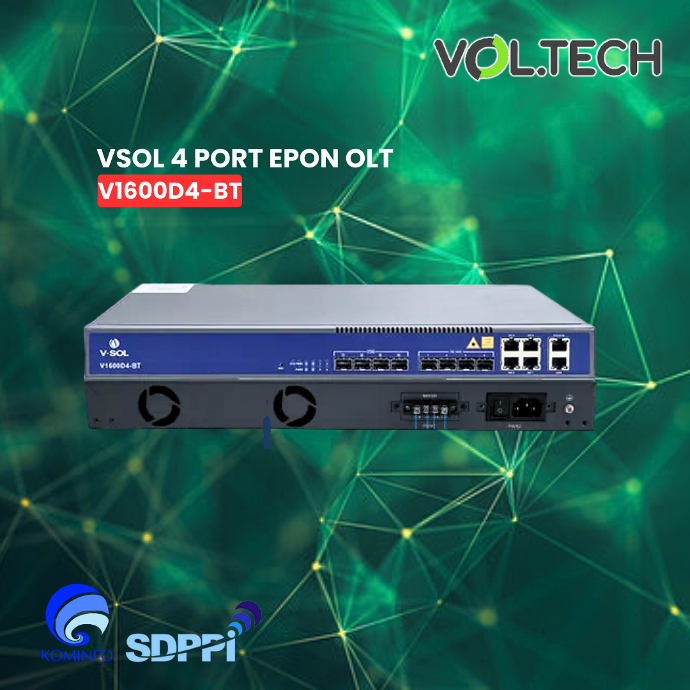 V1601E04 DPBT 4 Port EPON OLT