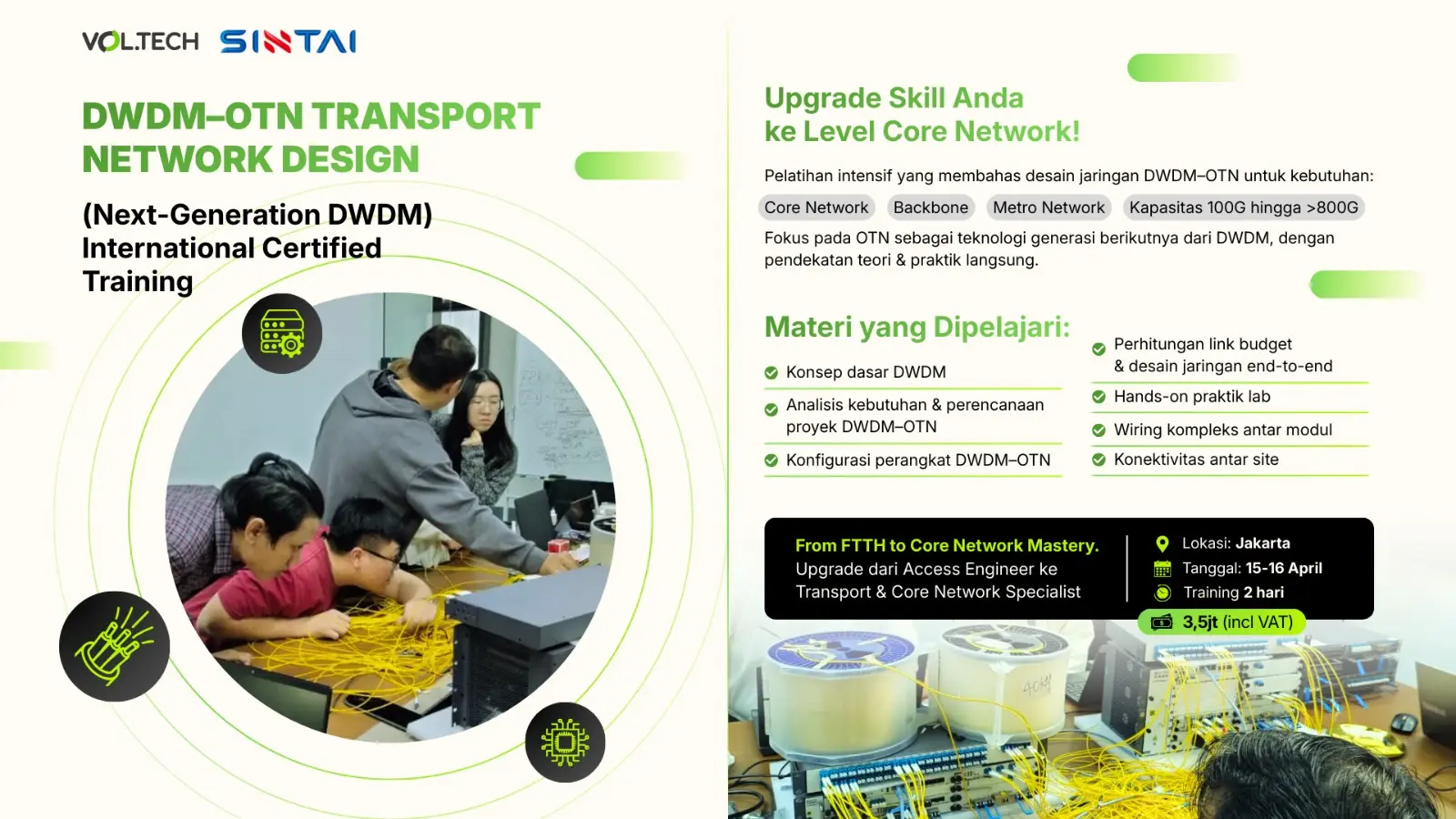 DWDM OTN Training Lab